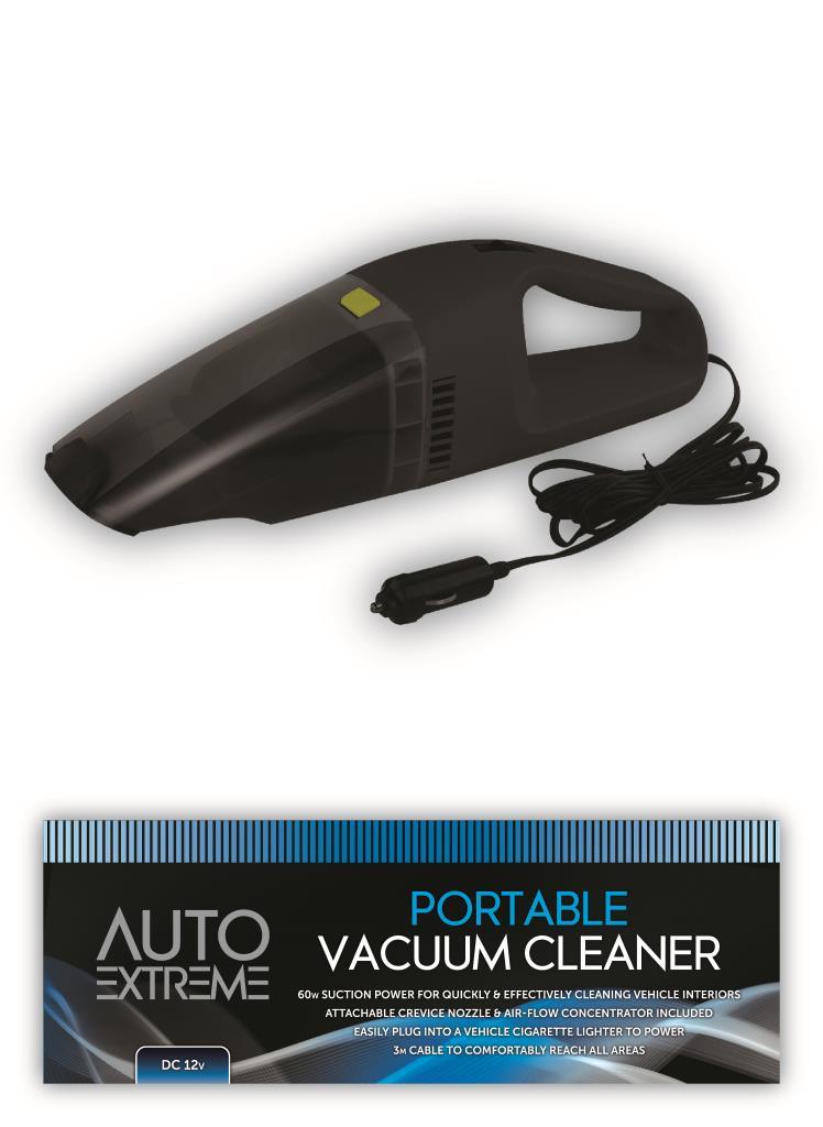 Auto Extreme 12V - Portable Vacuum Cleaner DC 12V Auto Extreme 12V - Portable Vacuum Cleaner DC 12V